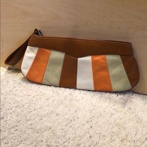 Hobo multicolored clutch purse